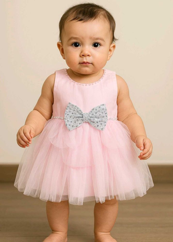 Pink Tulle Baby Dress