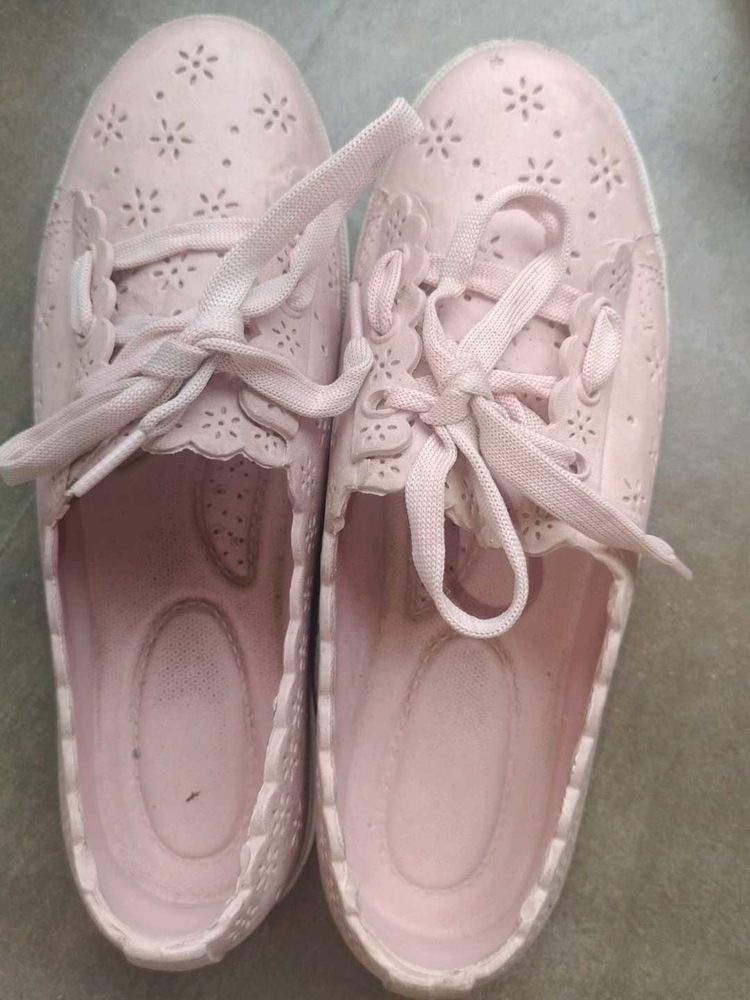 Cute Pink Casual Shoes