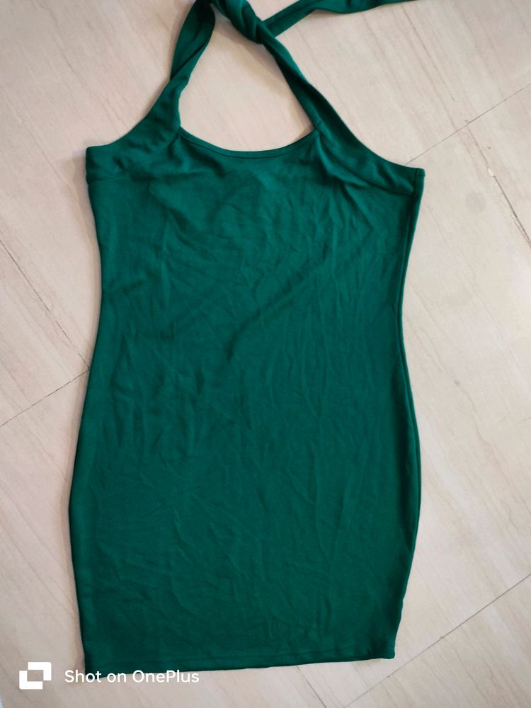 Women Green Bodycon Dress