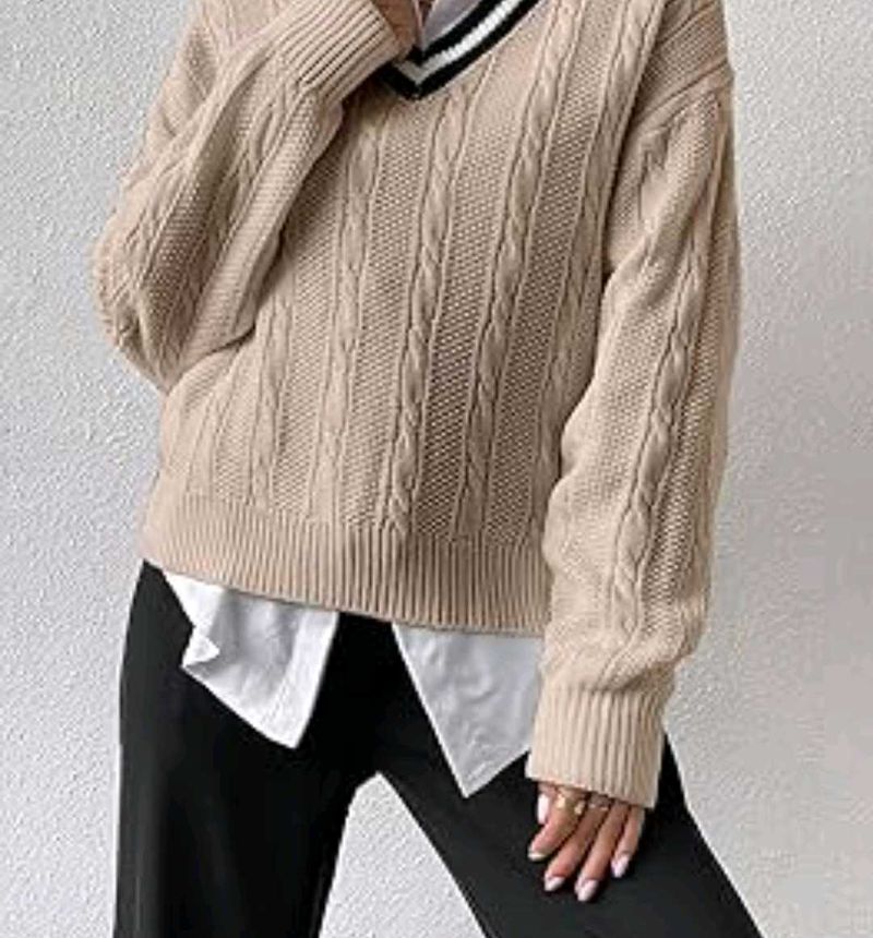 Pinteresty V Neck Korian Sweater