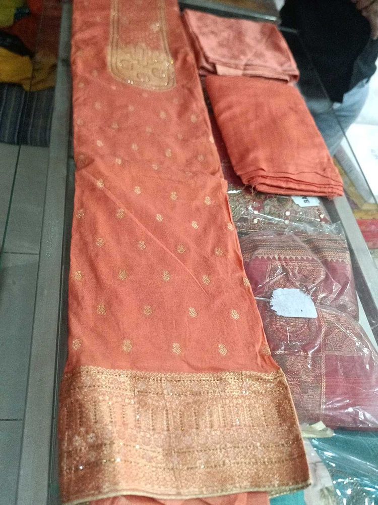Peach Salwar Kameez Suit