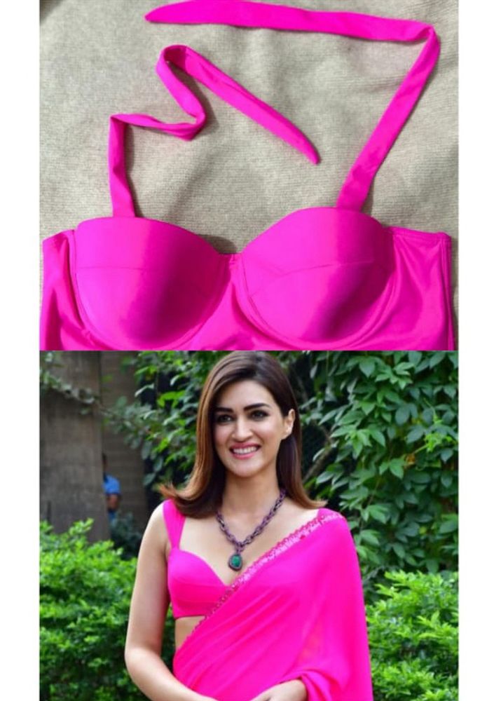 Kriti Sanon Dupe Pink Bralette Bra