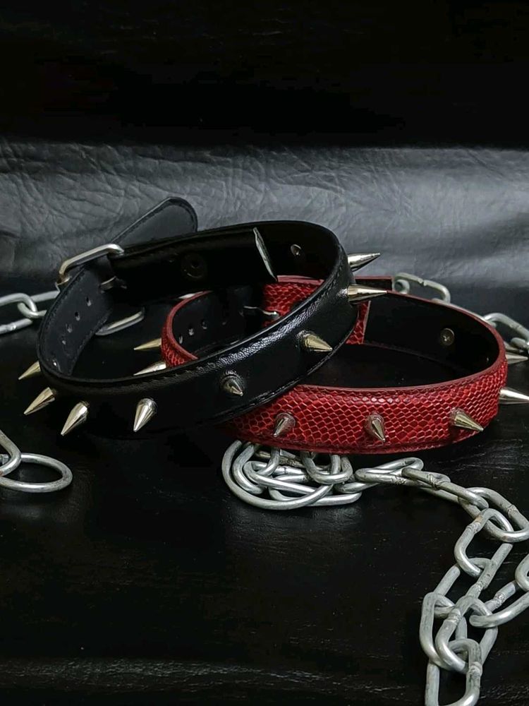 Goth Punk Alt Metal Spiked Collar Choker