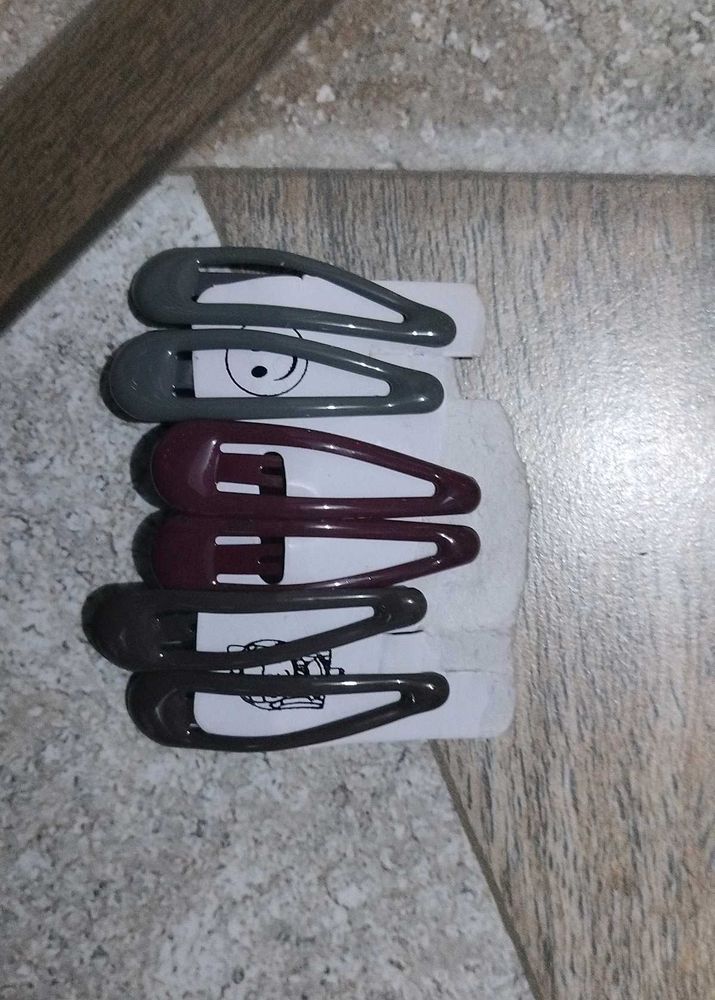 Hair Clips - Set of 6