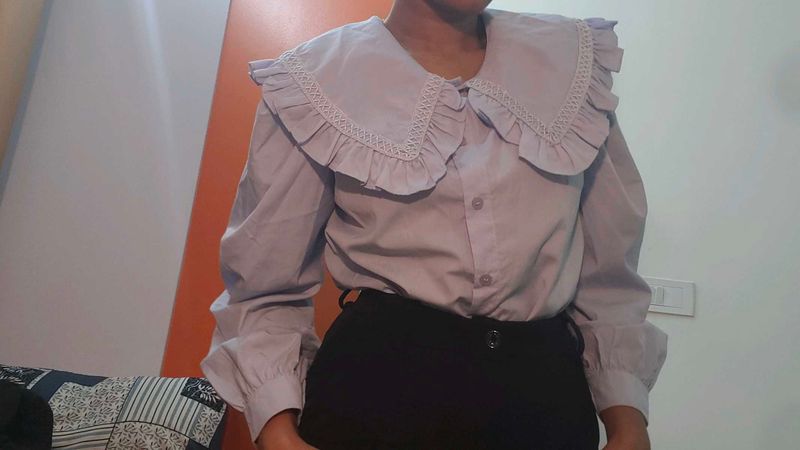 Japanese ruffle collar Blouse