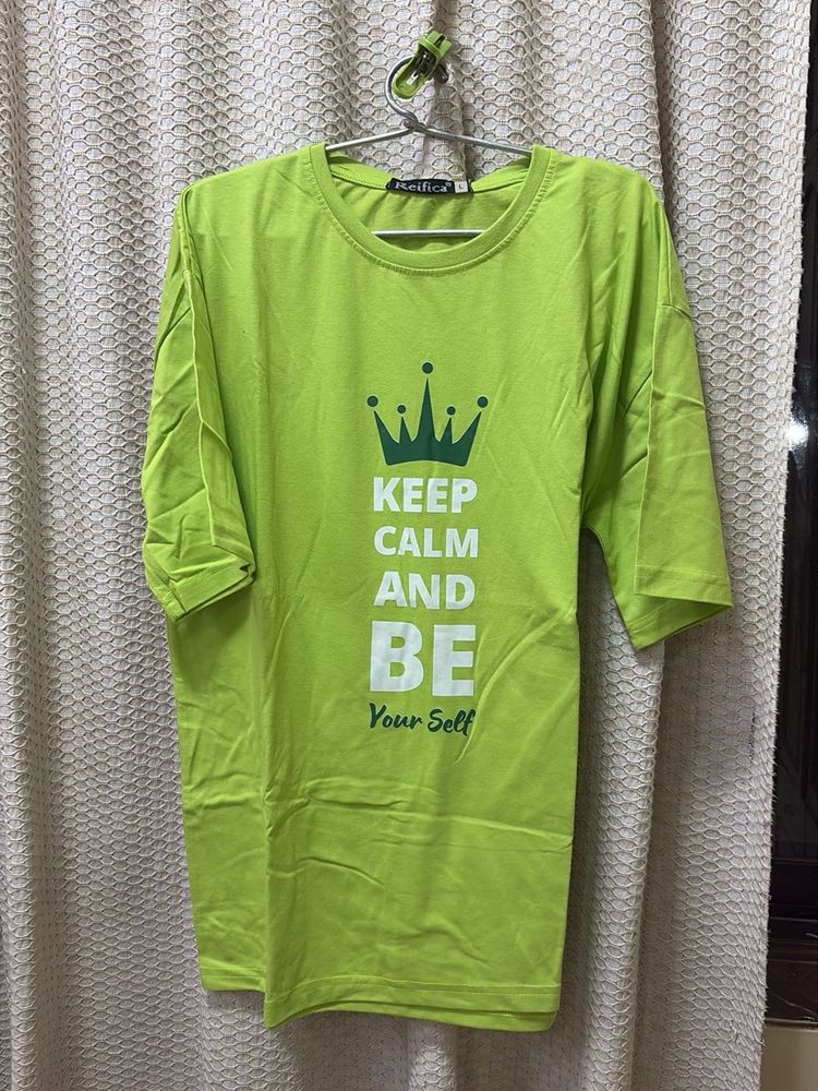 Lime Green Graphic Tee