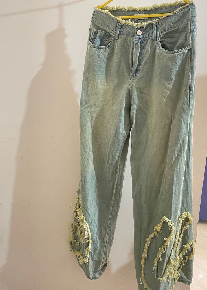 Distressed Denim Jeans