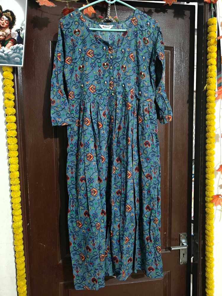 Floral Print Kurta