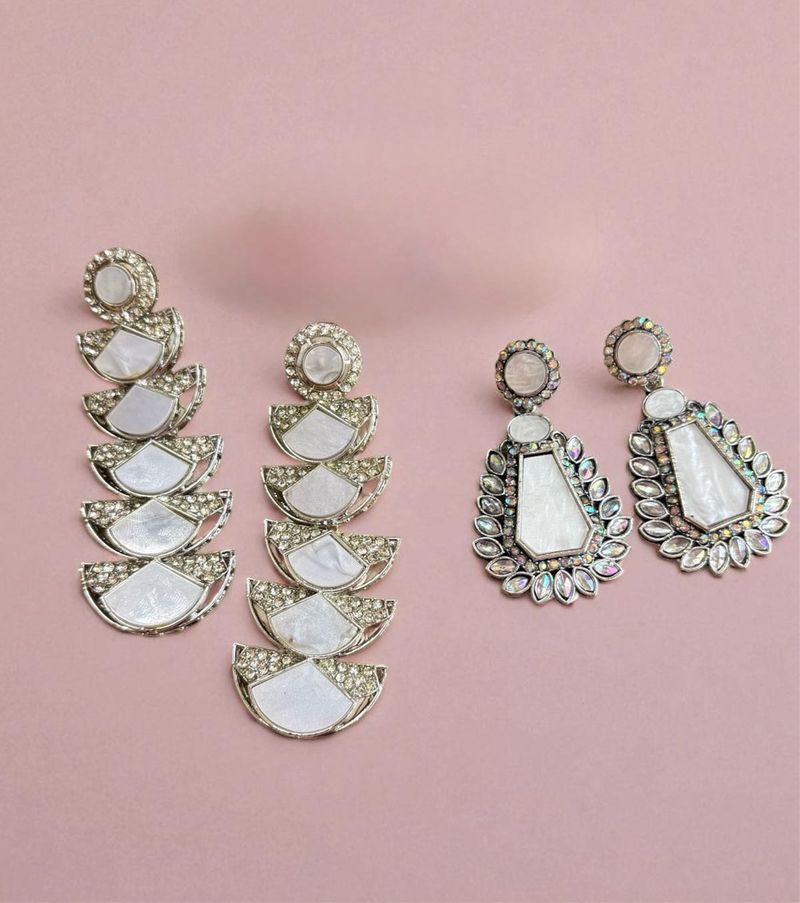 Elegant Earrings Combo of 2