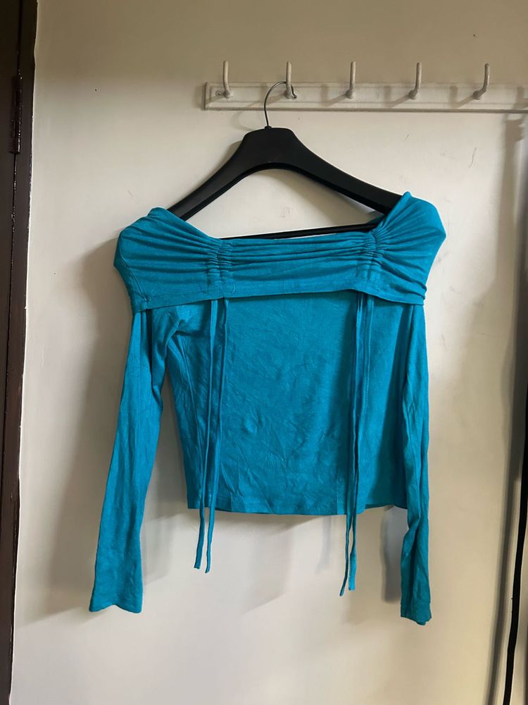 Teal Long Sleeve Top