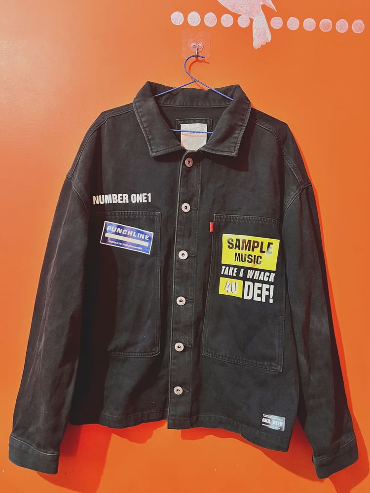 Cool Graphic Denim Jacket