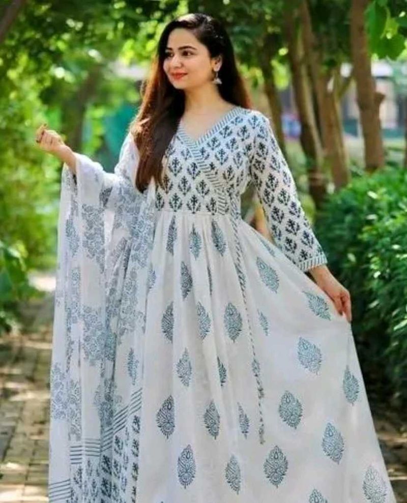 anarkali Kurti Set
