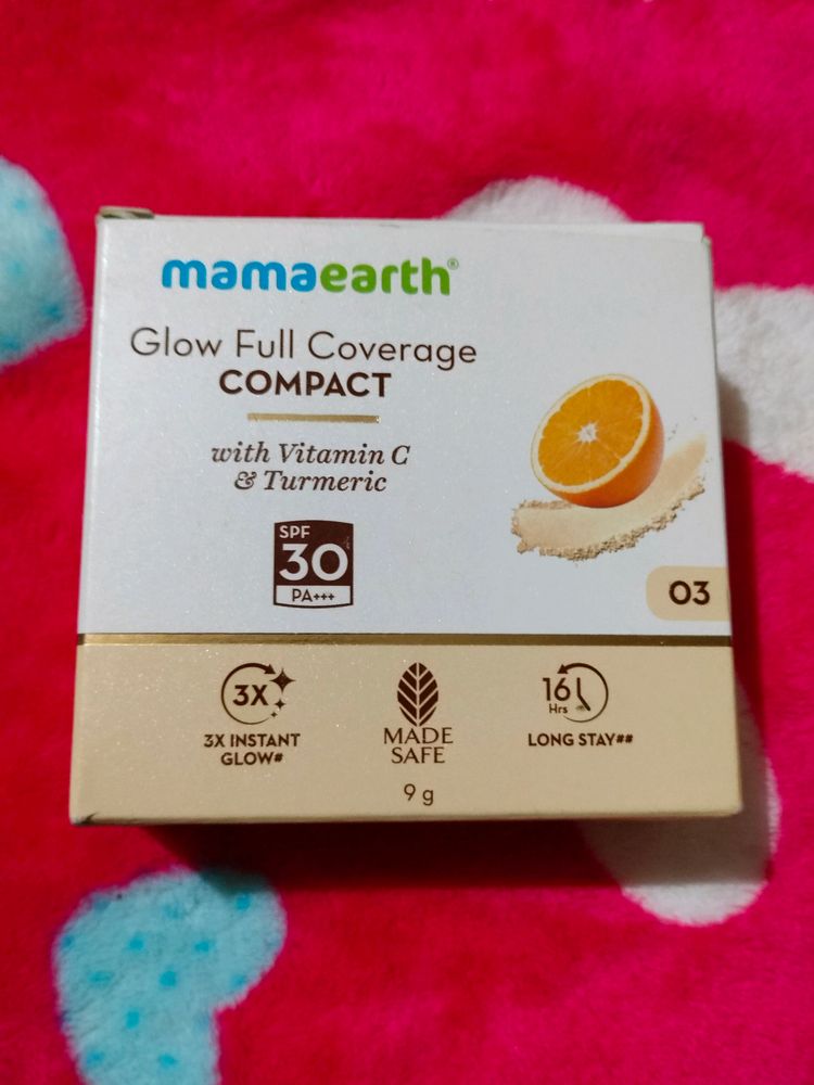 Mamaearth Compact Powder ( 03 Creme Glow)