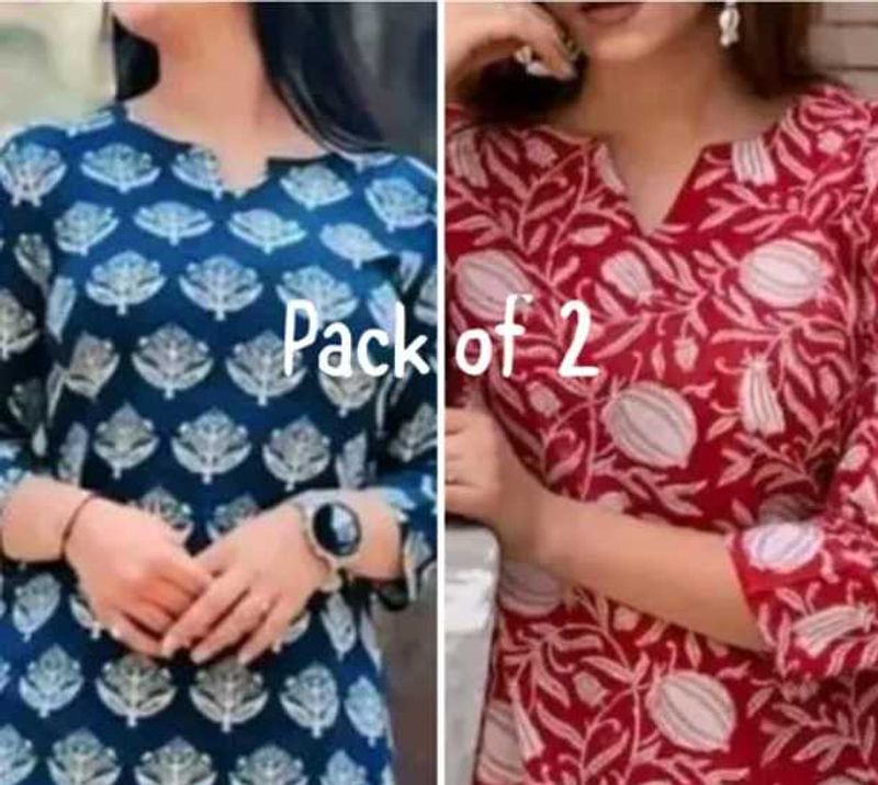 Printed Short Kurti