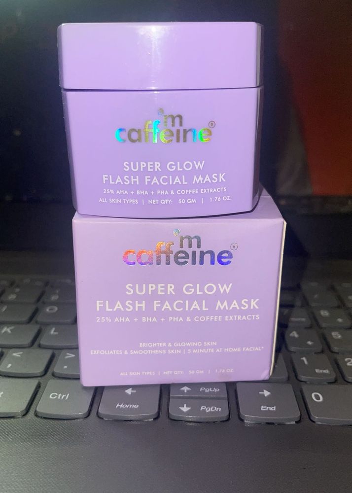 I&#39;m Caffeine Super Glow Flash Facial Mask