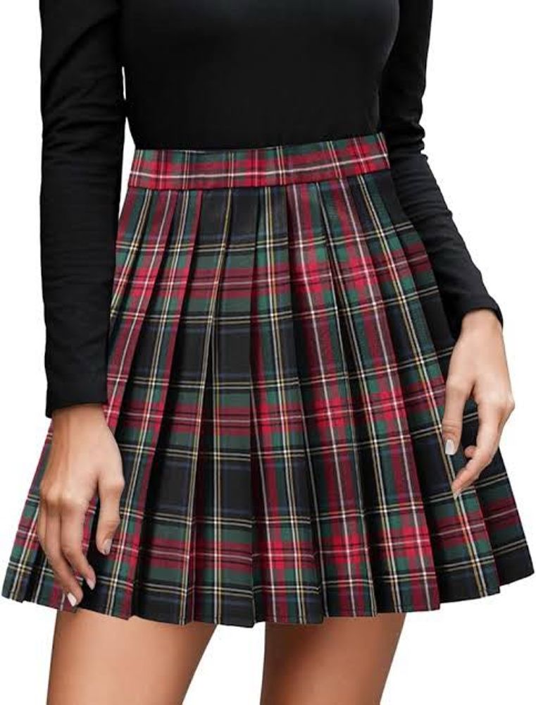 JAPANESE STYLE Plaid Mini Skirt