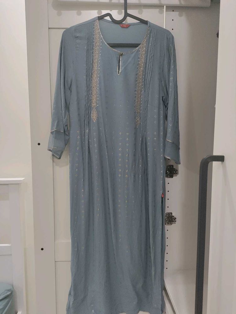 W Blue Kurti
