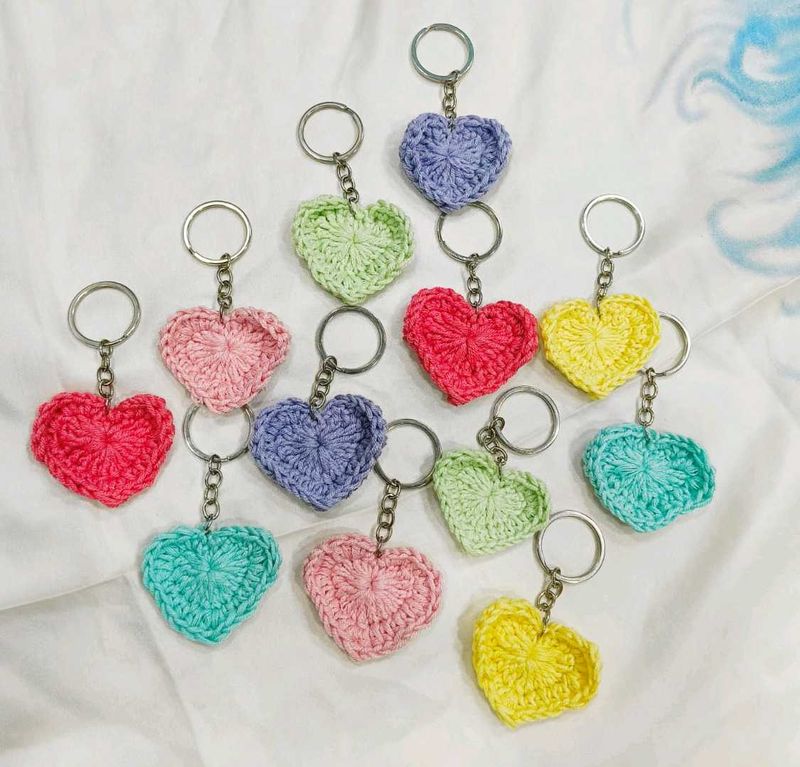 Heart Keychain Made With Premium Keychai