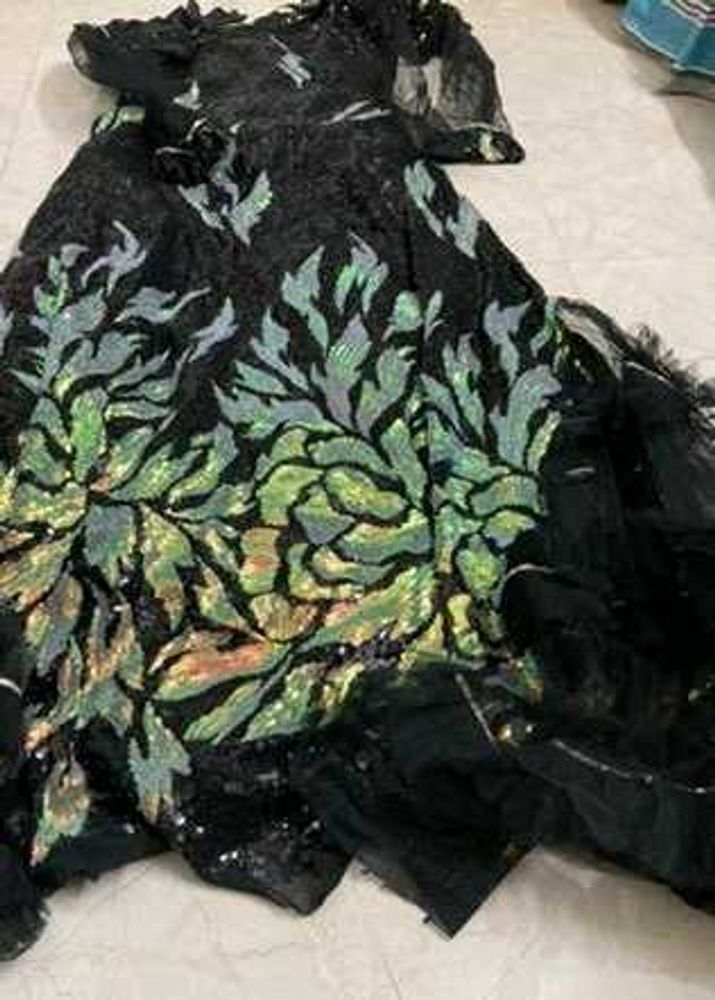 Never Used Gown With Full Work