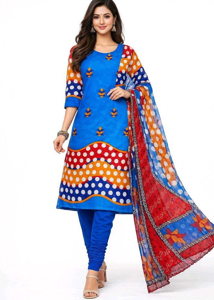 Stylish Blue Kurta with duppata