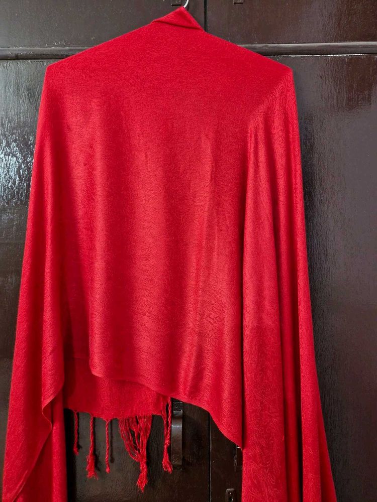 Red Stole For Winter