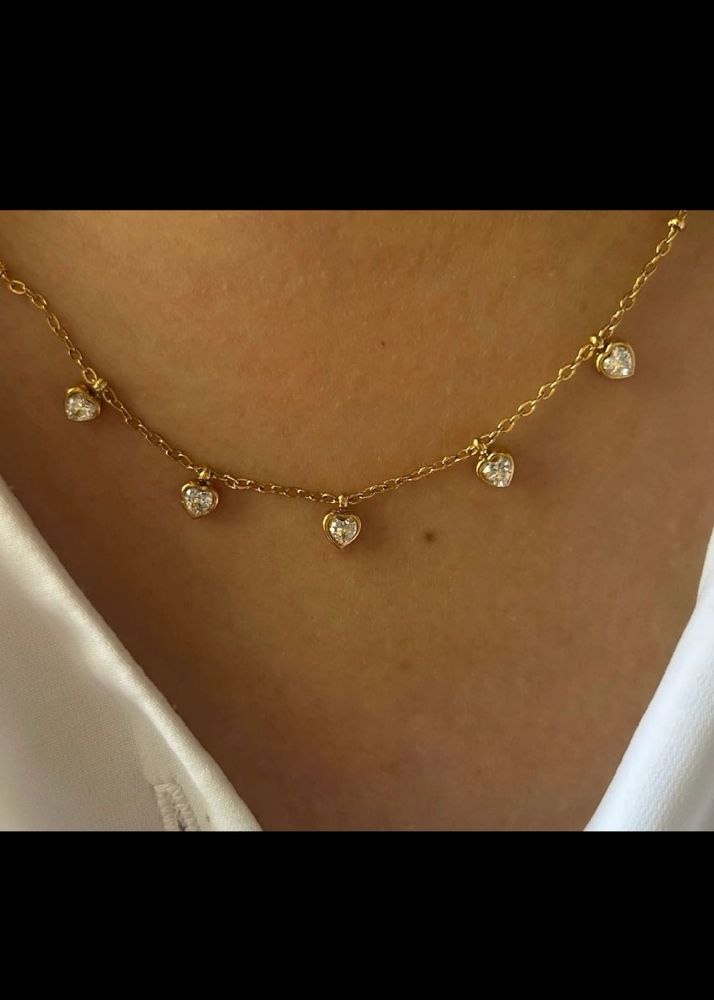 Althea Heart Charm Necklace Anti-tarnish