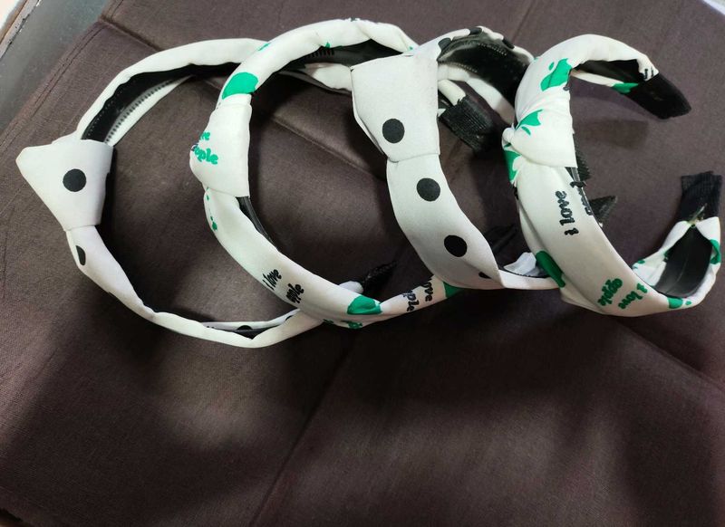 Combo Of 4 Boho Hair Bands ,Knotted Hairband Women