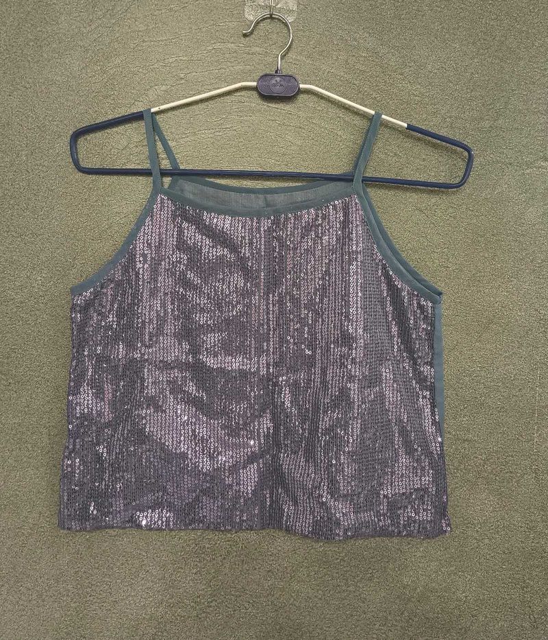 Sequin Cami party Tank Top