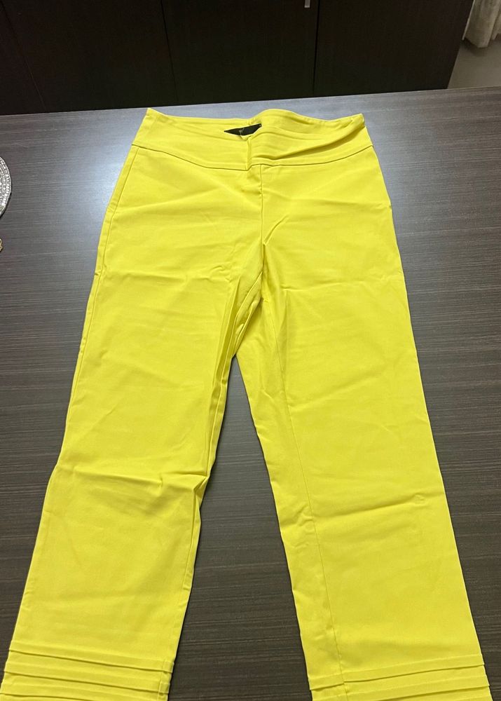Vibrant yellow pants from Australia