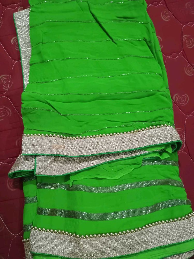Green Saree
