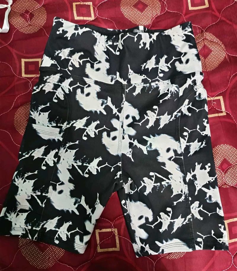Printed Workout Shorts