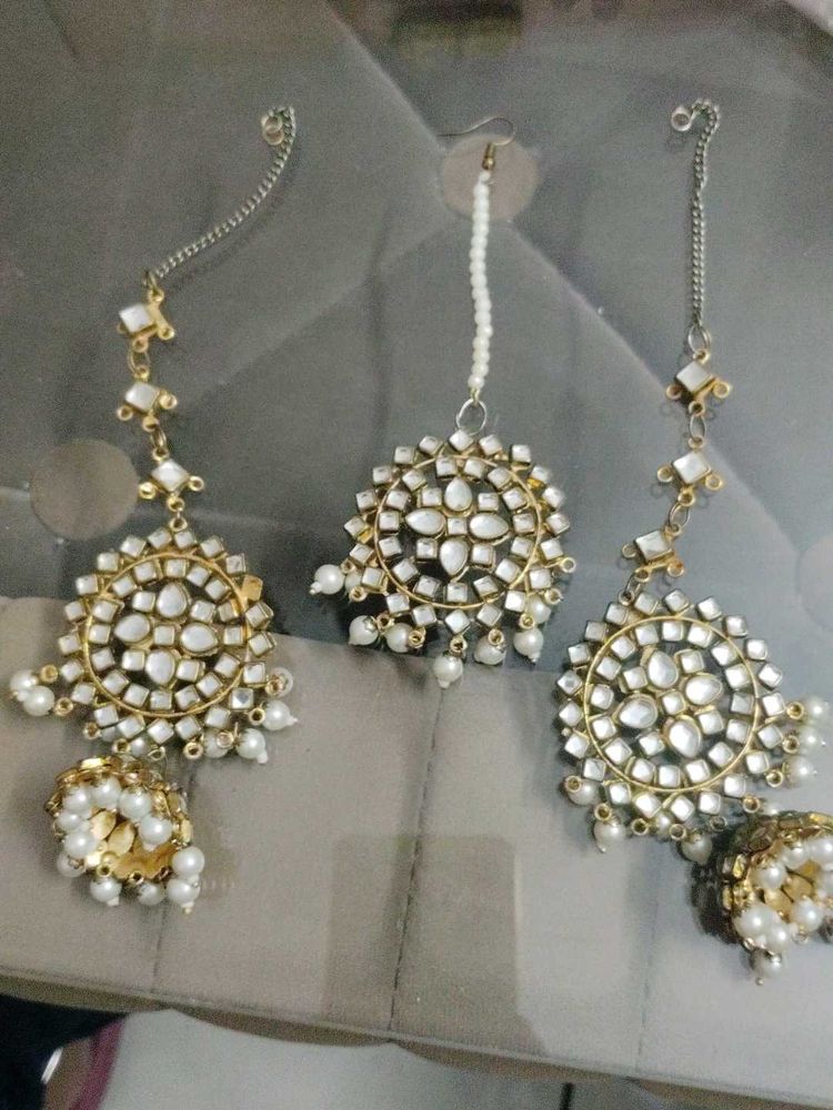 Kundan Set With Pearls