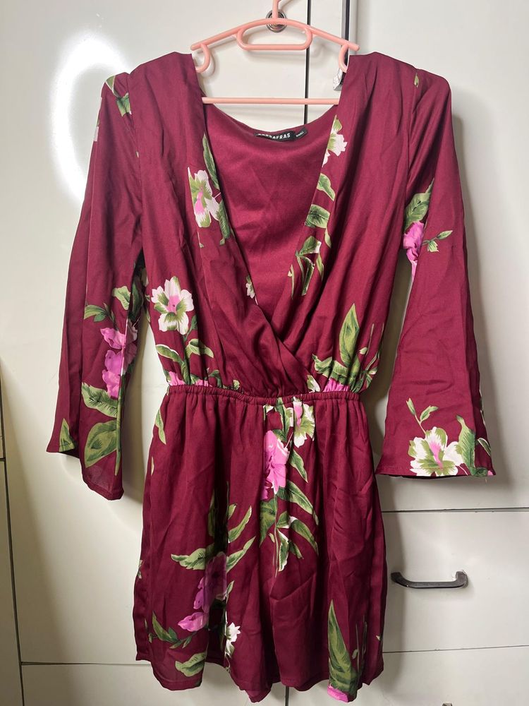 Burgundy Jumpsuit