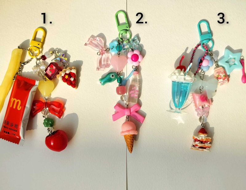 Japanese Food Gacha Trinkets- SOLD SEPARATELY