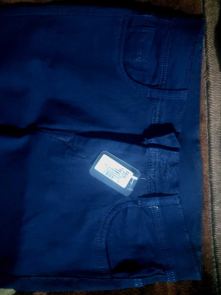 Navy Blue Denim Jeans