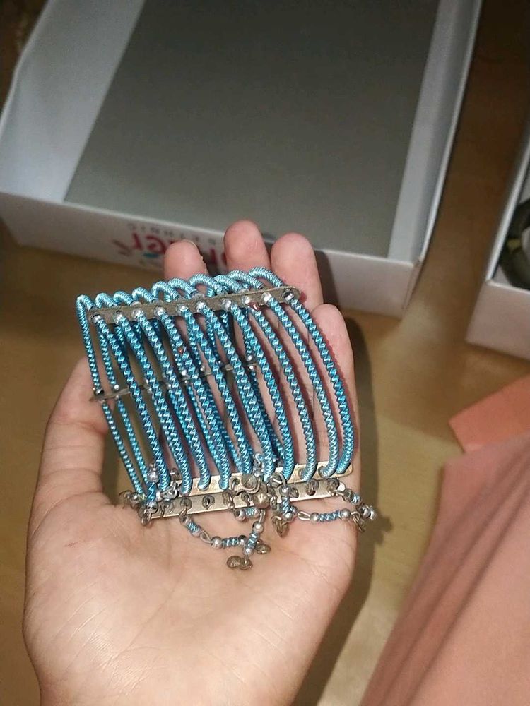Boho Blue Bangle