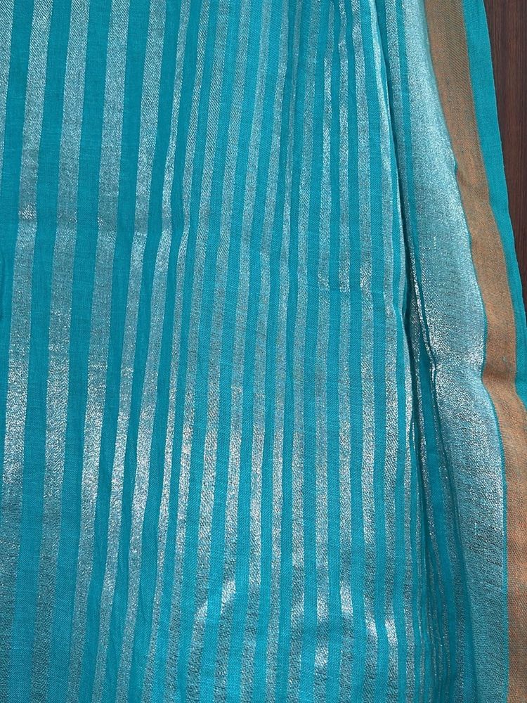 Aurelia Striped Blue Dupatta