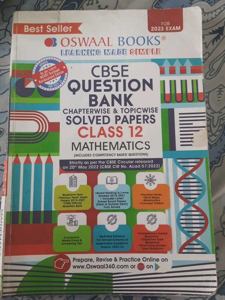 Class 12 Oswal Math Cbse Question Bank