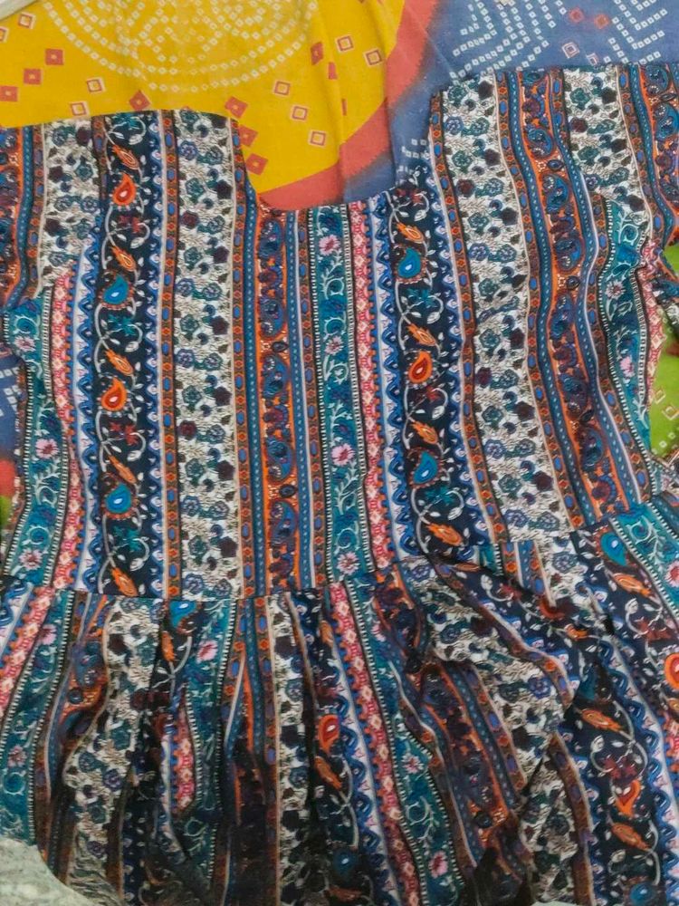 Boho Print Mini Dress