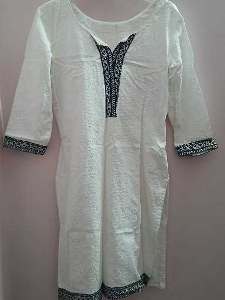 Elegant White Kurta