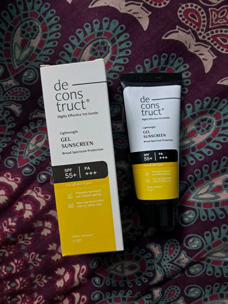 Deconstruct Gel Sunscreen for Oily Skin SPF and PA