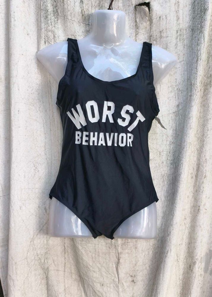 32119. Black Swimsuit - Worst Behavior