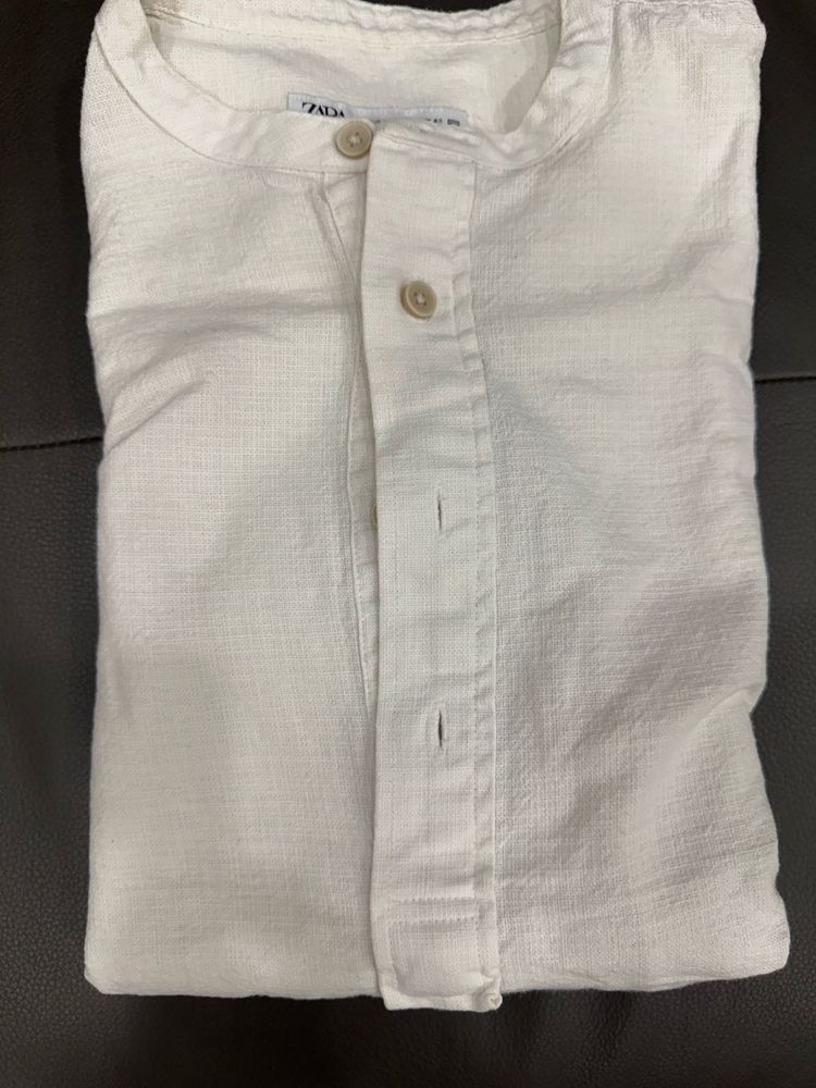 Zara White Kurta