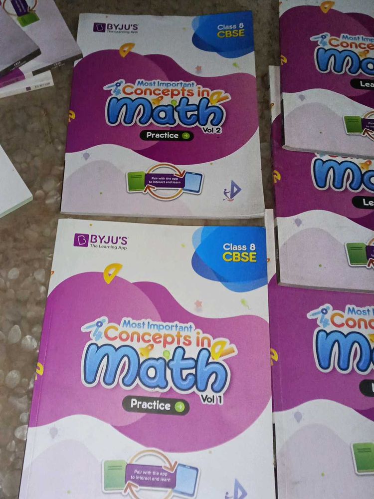 Byju&#39;s Maths Book Practice And Learn For Class 8