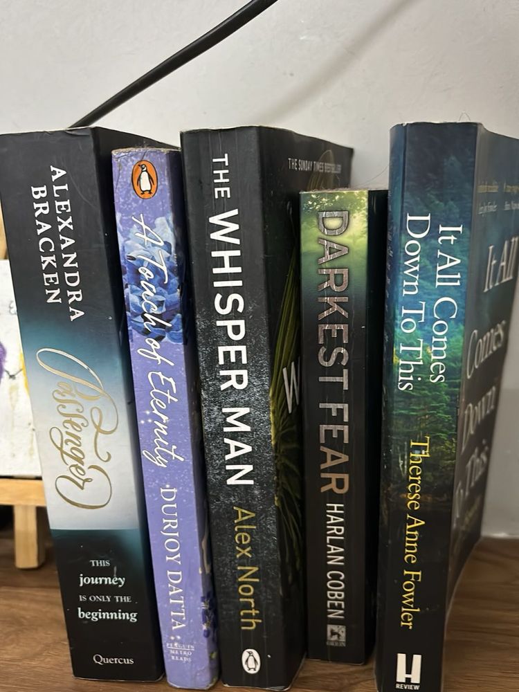 Assorted Fiction Books - Passenger, Eternity &amp; Mor