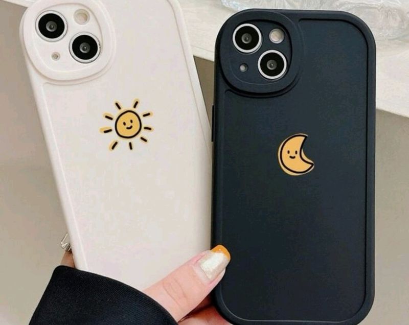 Black And White Matching Paper Case Moon &amp; Sun