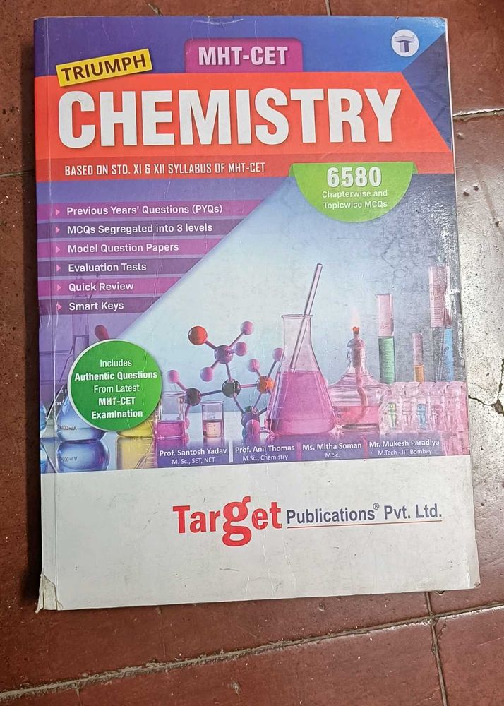 MHT-CET Chemistry Book