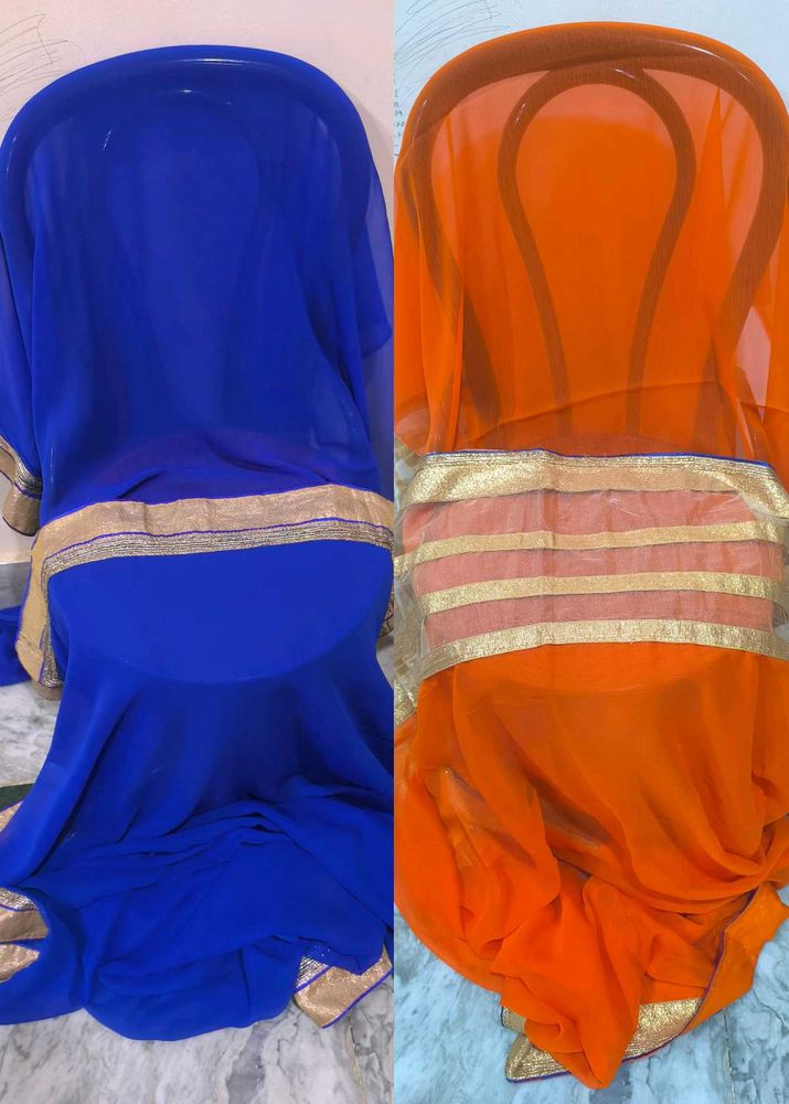Set Of Simple Formal Sarees.