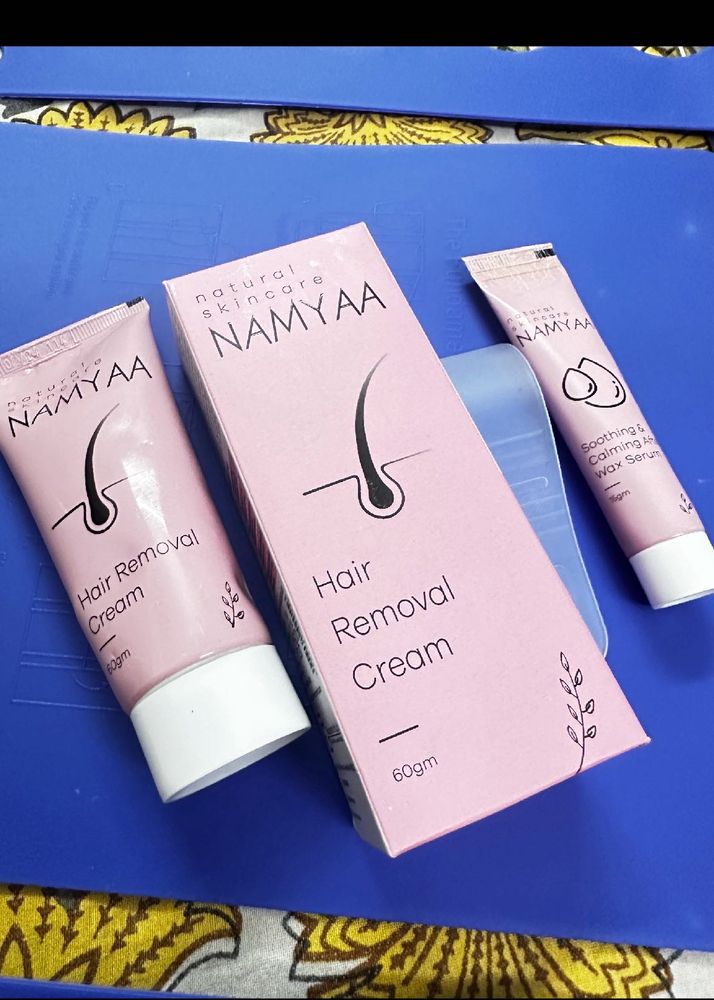 Hair Removal Cream &amp; Calming Serum