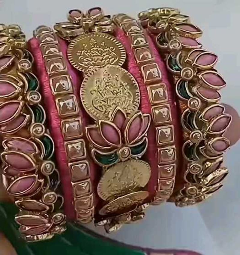 Handmade Designer 5 Bangles Set